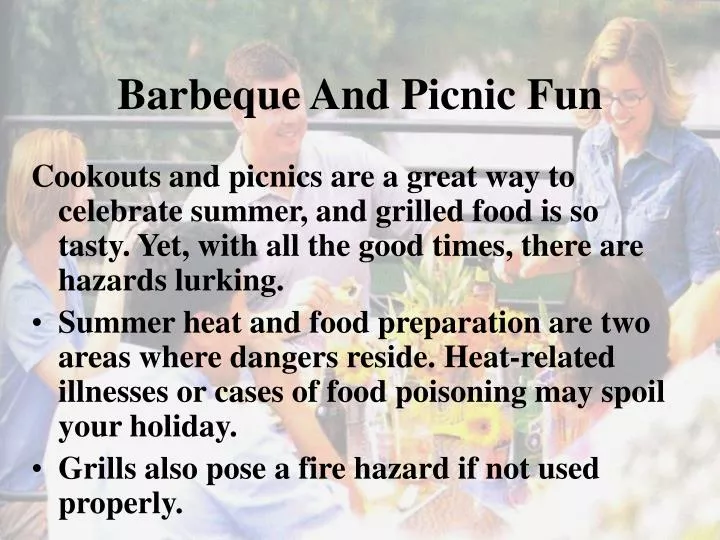 barbeque and picnic fun