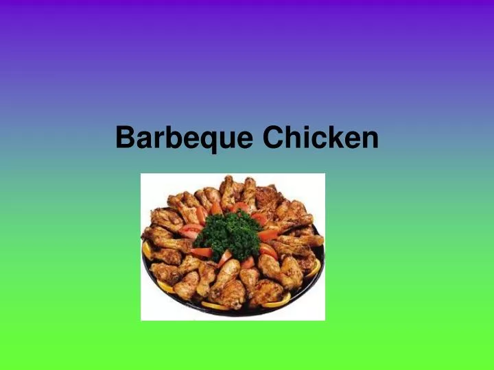barbeque chicken