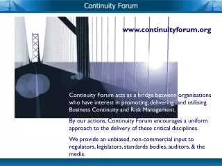 continuityforum