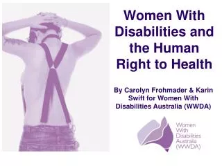 Women With Disabilities and the Human Right to Health
