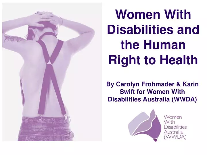 women with disabilities and the human right to health