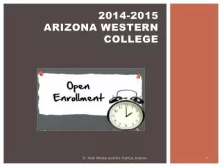 2014-2015 Arizona western college