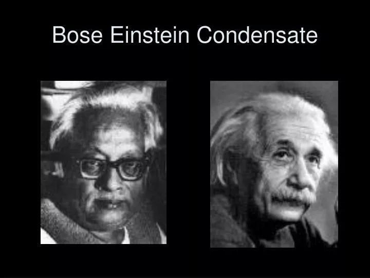 bose einstein condensate