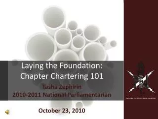 Laying the Foundation: Chapter Chartering 101