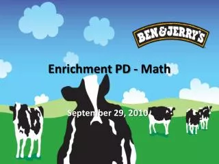 Enrichment PD - Math