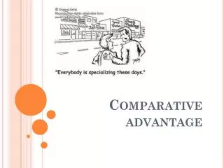 comparative advantage