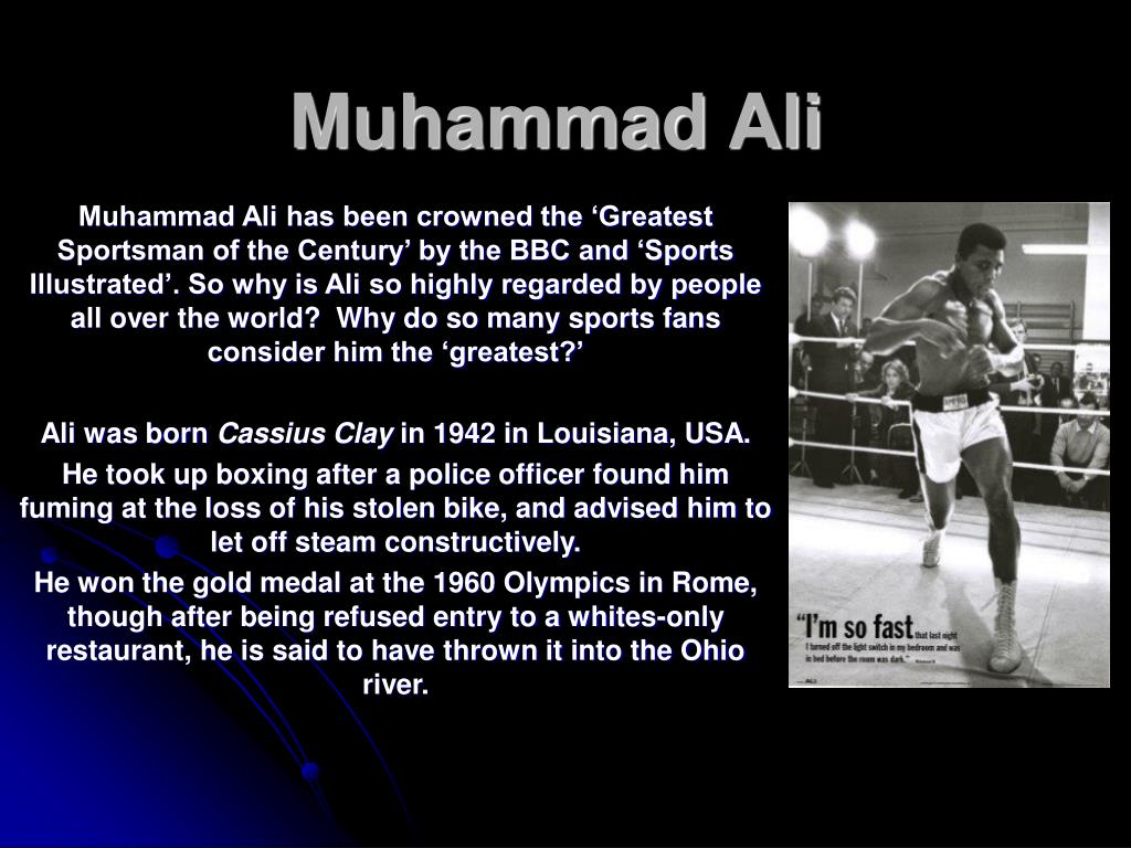 PPT - Muhammad Ali PowerPoint Presentation, free download - ID:6680312