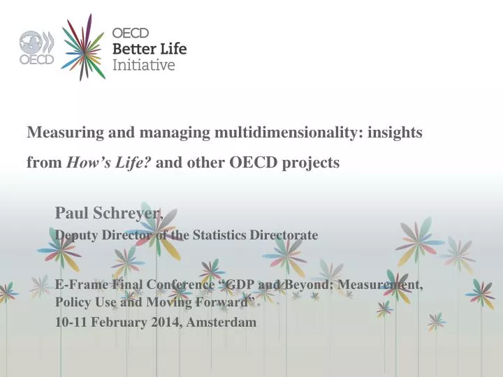 measuring and managing multidimensionality insights from how s life and other oecd projects