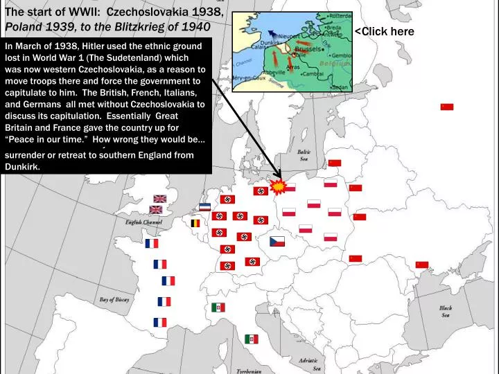 the start of wwii czechoslovakia 1938 poland 1939 to the blitzkrieg of 1940