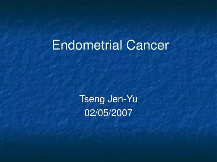 endometrial cancer