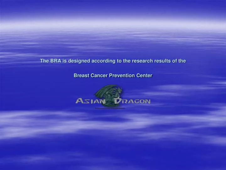 the bra is designed according to the research results of the breast cancer prevention center