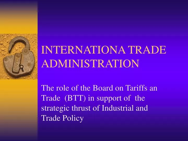 internationa trade administration