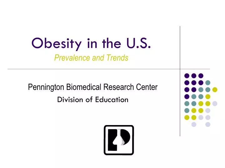 obesity in the u s prevalence and trends