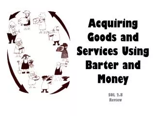 acquiring goods and services using barter and money