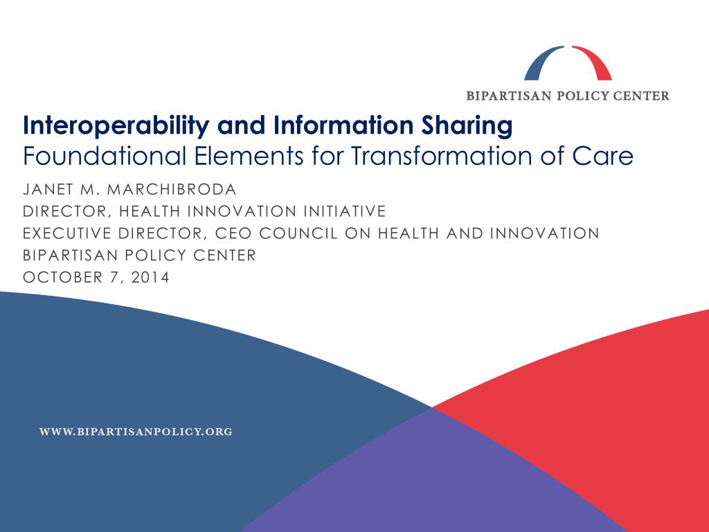 PPT - Transforming Care: Interoperability and Information Sharing for ...