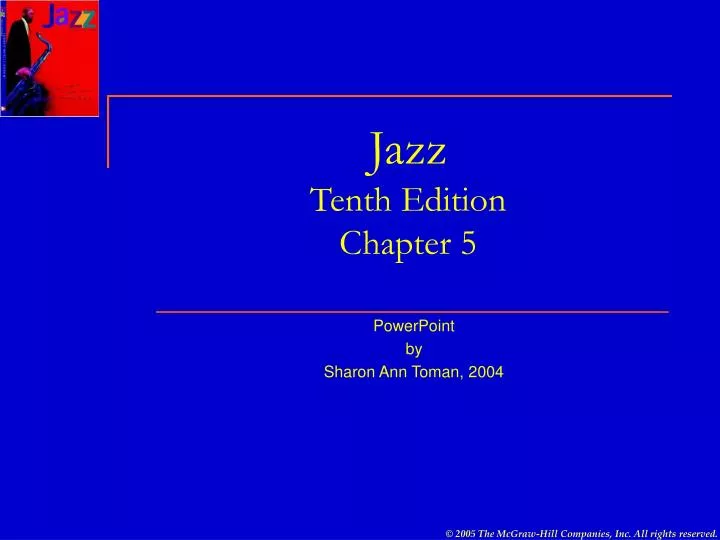 jazz tenth edition chapter 5
