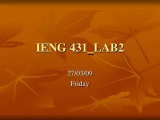 IENG 431_LAB2