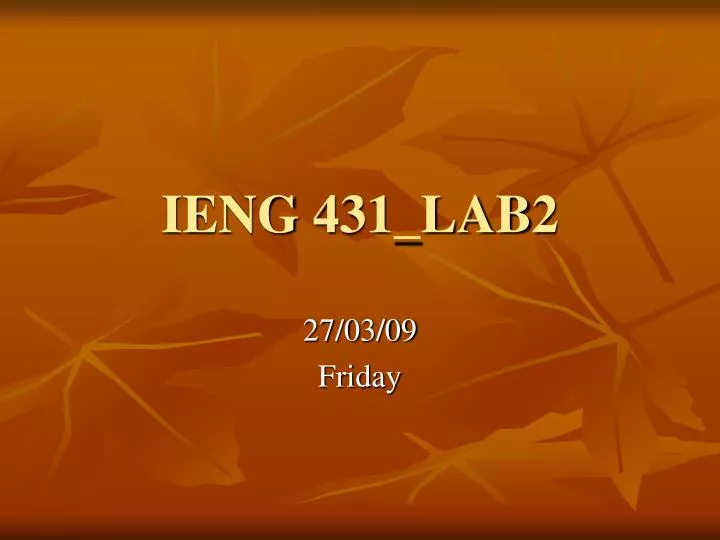 ieng 431 lab2