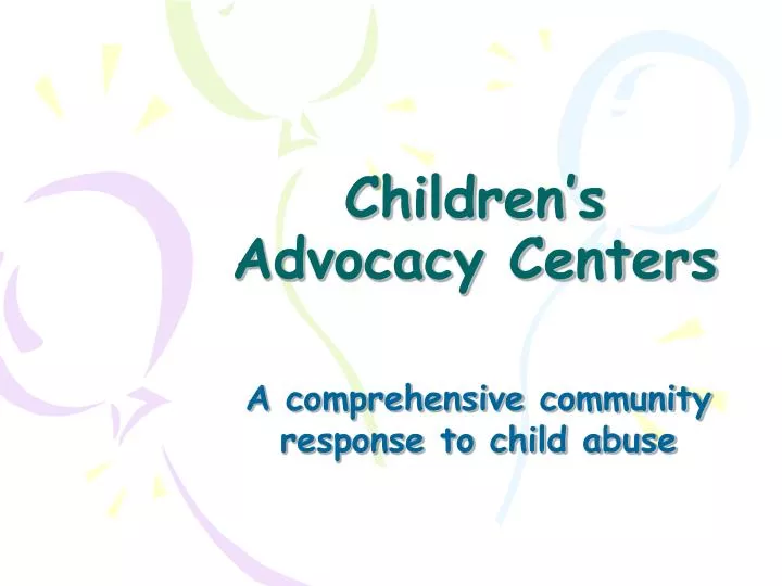 children s advocacy centers