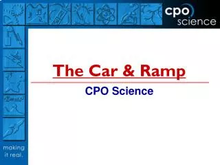 The Car &amp; Ramp