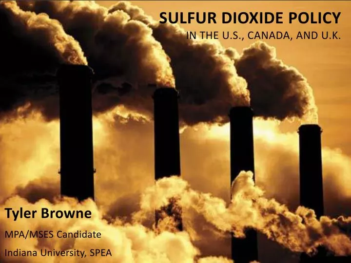 sulfur dioxide policy in the u s canada and u k