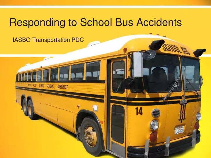 responding to school bus accidents