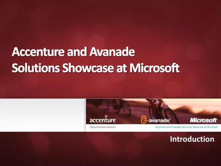 accenture and avanade solutions showcase at microsoft