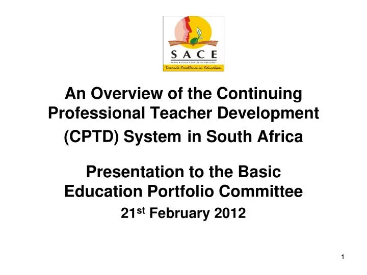 an overview of the continuing professional teacher development cptd system in south africa