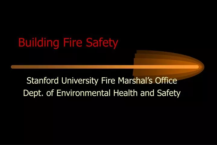 building fire safety