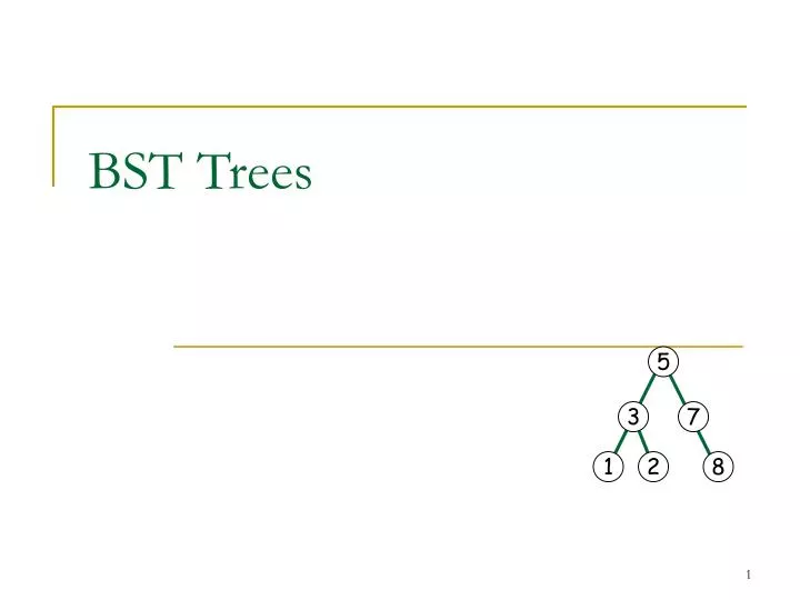 bst trees