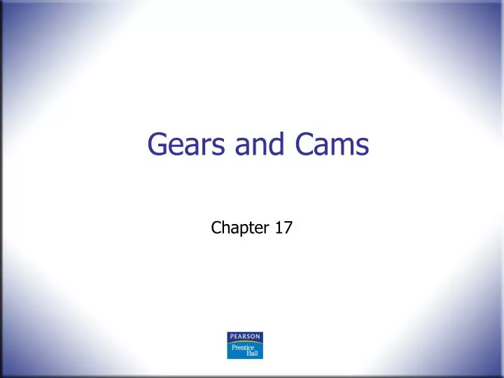 gears and cams
