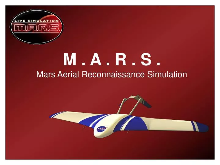 m a r s mars aerial reconnaissance simulation