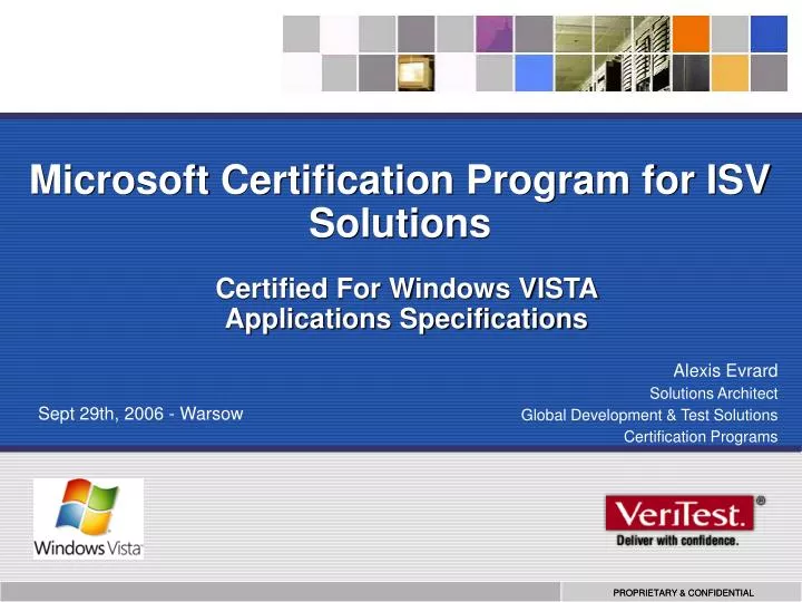 microsoft certification program for isv solutions