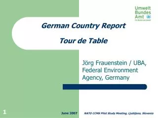 German Country Report Tour de Table