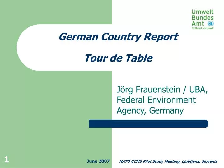 german country report tour de table