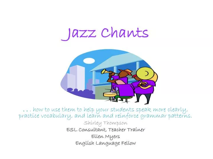 jazz chants