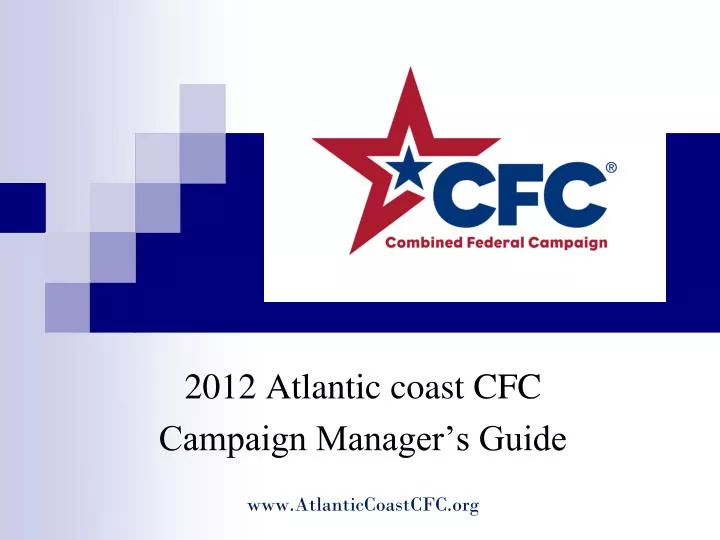2012 atlantic coast cfc campaign manager s guide www atlanticcoastcfc org