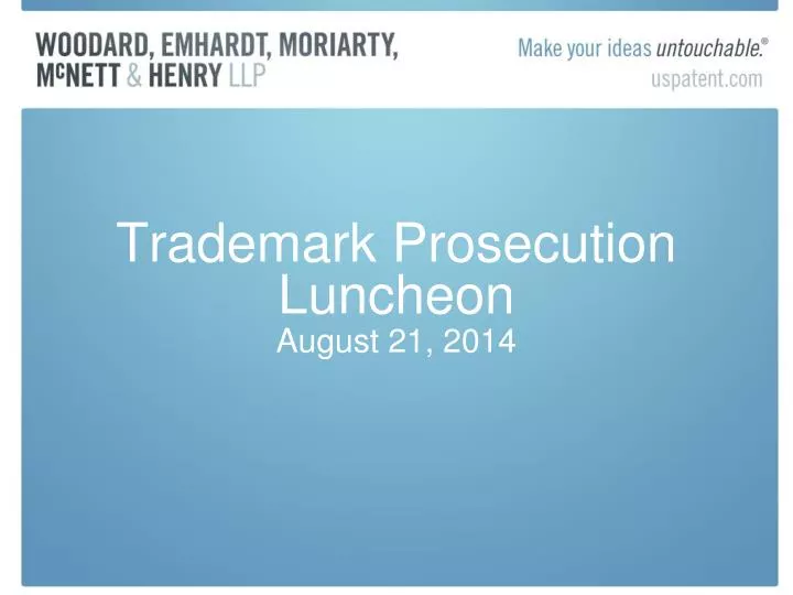 trademark prosecution luncheon