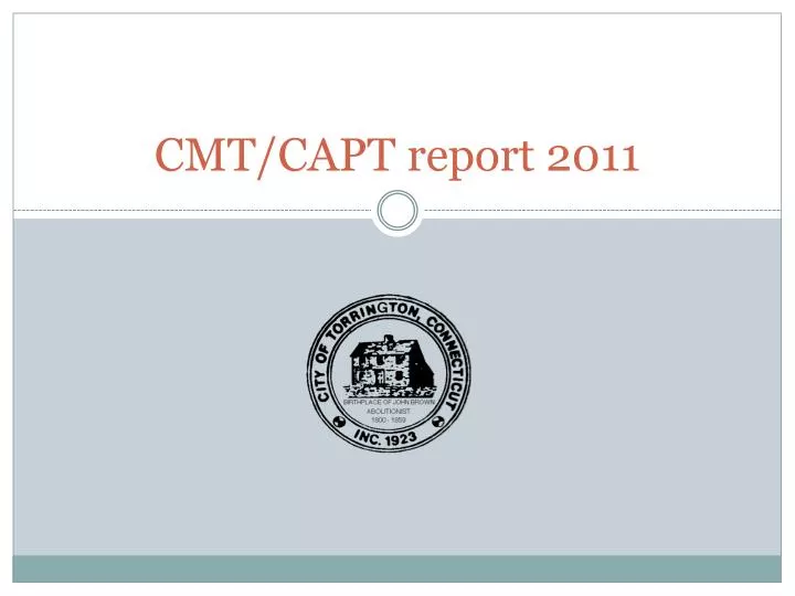 cmt capt report 2011