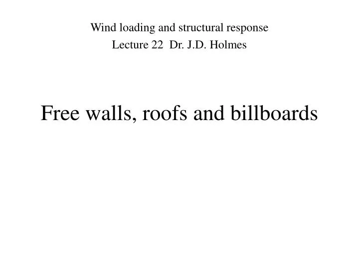 free walls roofs and billboards