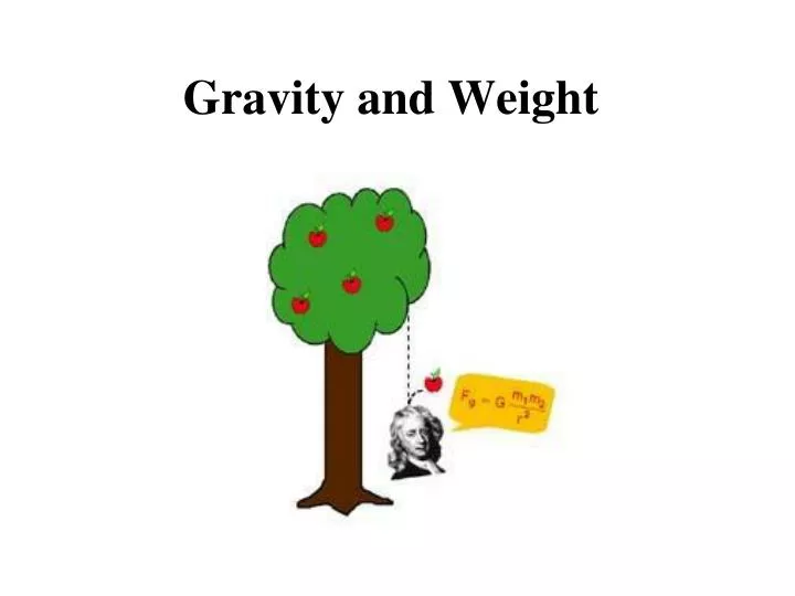 gravity and weight