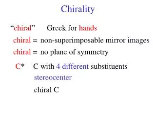 chirality