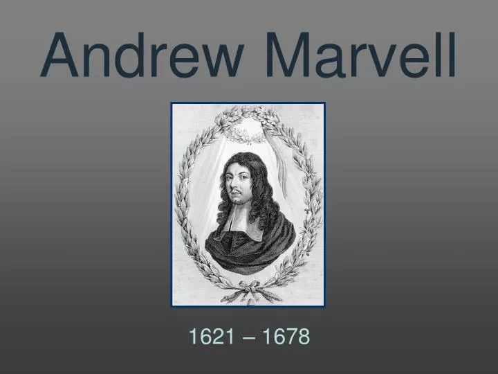 andrew marvell