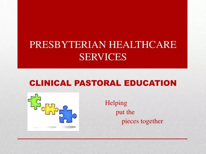 clinical pastoral education