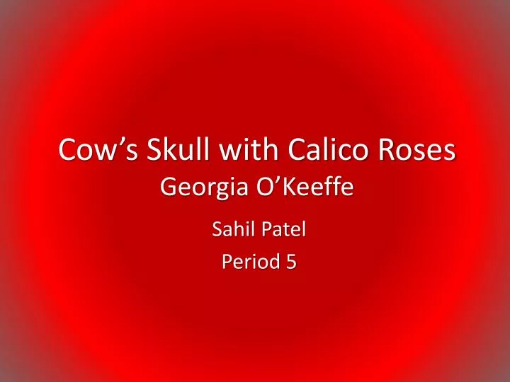 cow s skull with calico roses georgia o keeffe