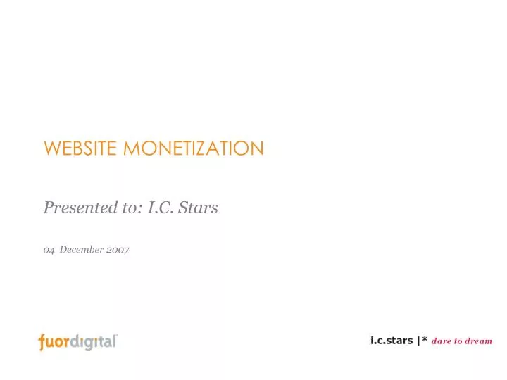 website monetization