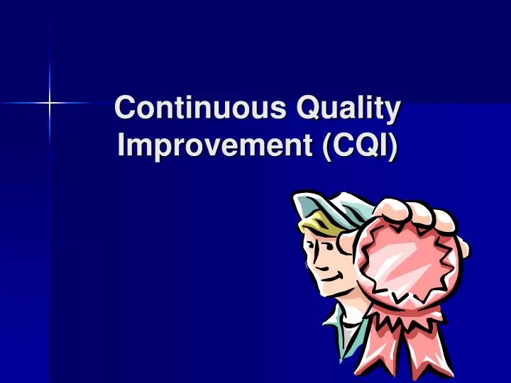continuous quality improvement cqi