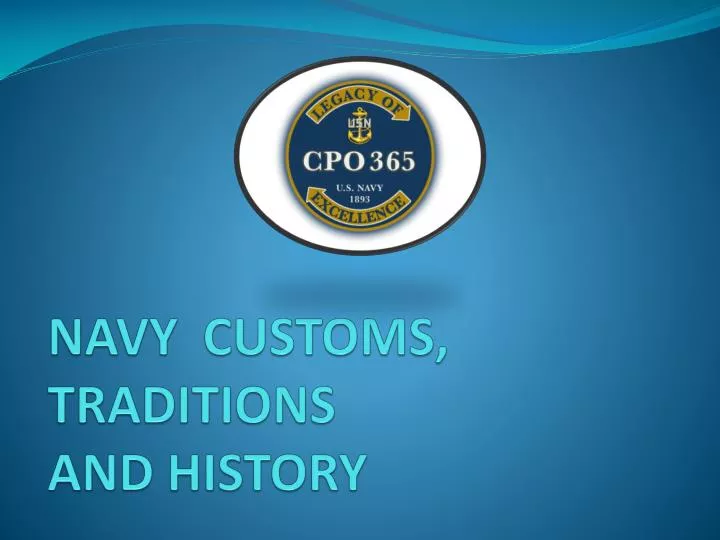 navy customs traditions and history