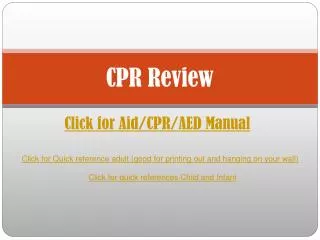 CPR Review
