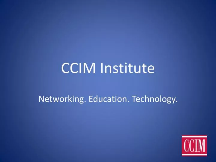 ccim institute